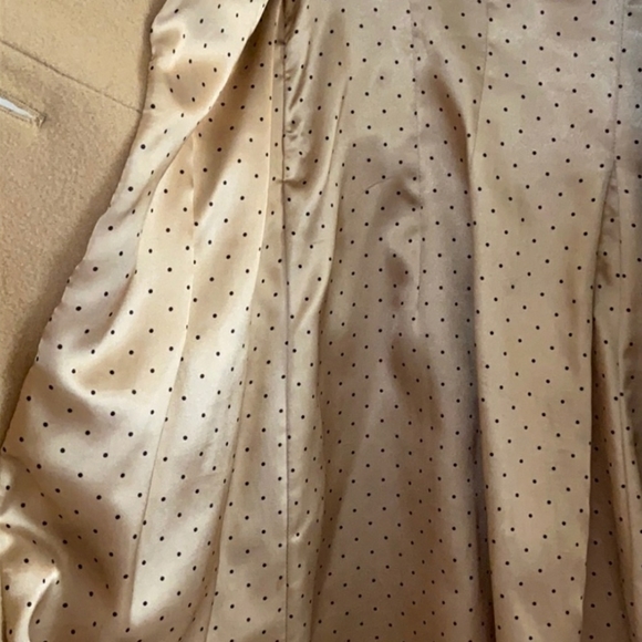 Merona Tan Wool Long Pea Coat Size S - Picture 6 of 7